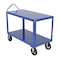 Vestil Ergo Handle Cart, Steel, 2400 lb Load Capacity, 2 Shelves, 60" L, 30" W DH-MR2-2448 - alternate 1